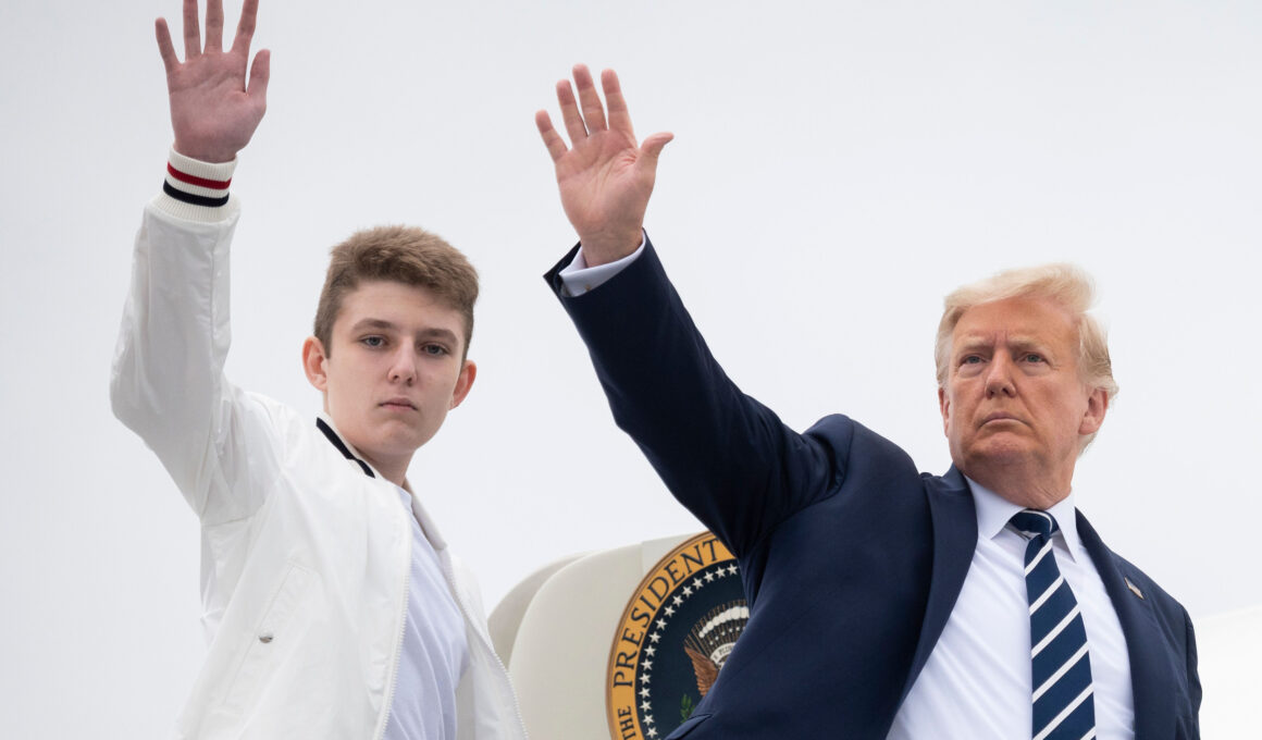 Donald Trump Thanks Barron After ‘Record’ Breaking Interview