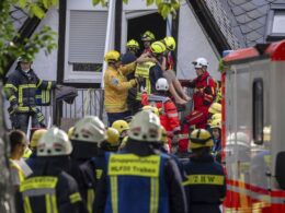 Two dead and several trapped after hotel collapses in Germany