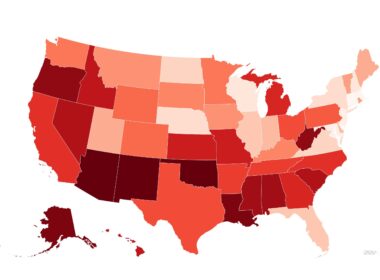 Map Shows States With the Worst School Systems