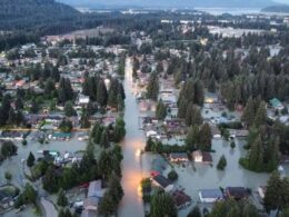 Watch the glacier outburst that sent a surge of water into Juneau, causing ‘unprecedented’ flooding