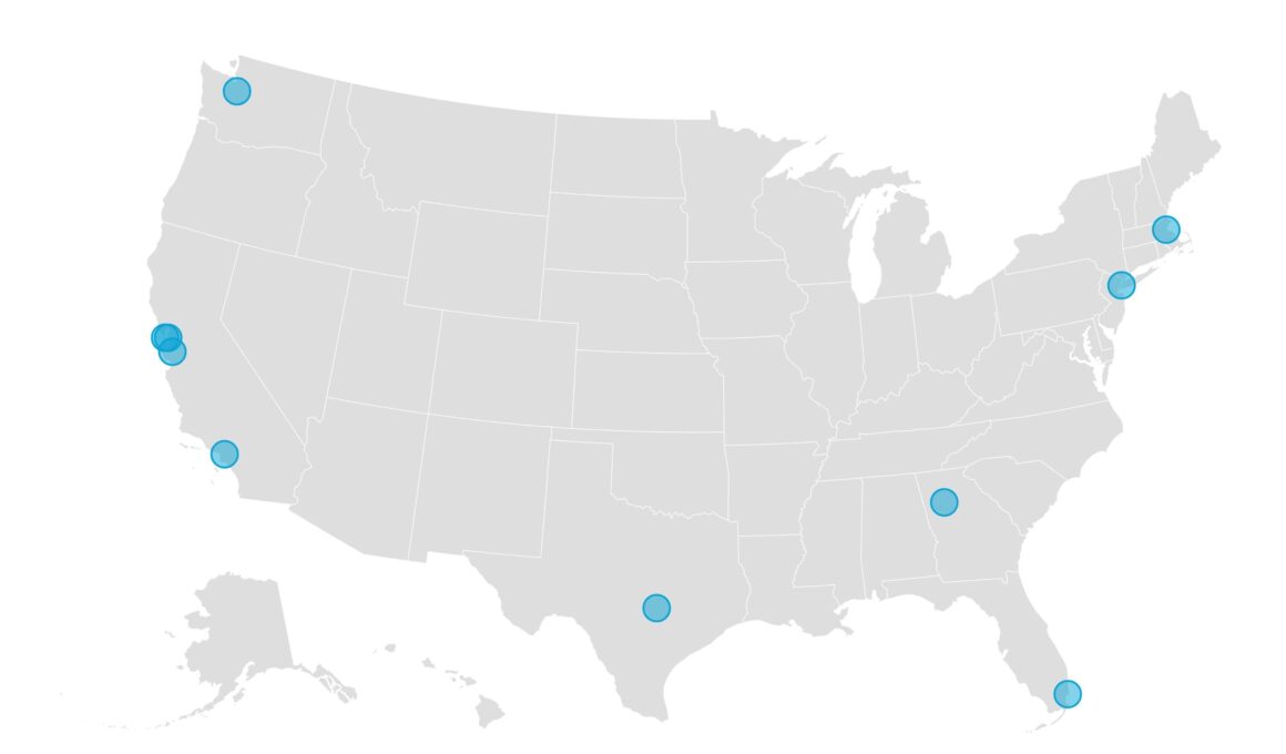 Map Shows Smartest Cities in the US