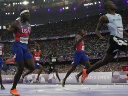 Olympics live updates: Letsile Tebogo upsets Noah Lyles to win men’s 200 meters