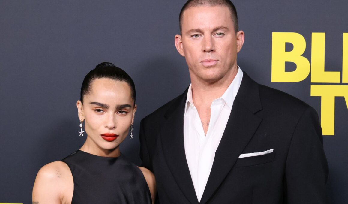 Zoë Kravitz and Channing Tatum Coordinate with Sophisticated All-Black Ensembles at Blink Twice Premiere