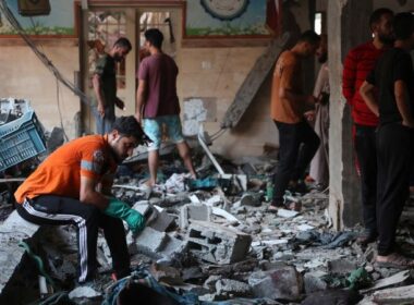 At least 90 Palestinians killed in Israeli school strike, Gaza officials say