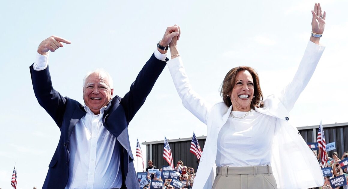 Harris talks up immigration plans at packed rally in battleground Arizona