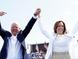 Harris talks up immigration plans at packed rally in battleground Arizona