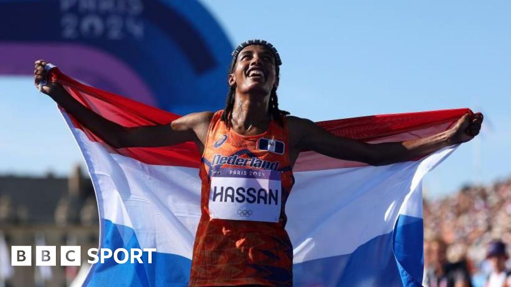 Hassan wins marathon to claim third Paris medal