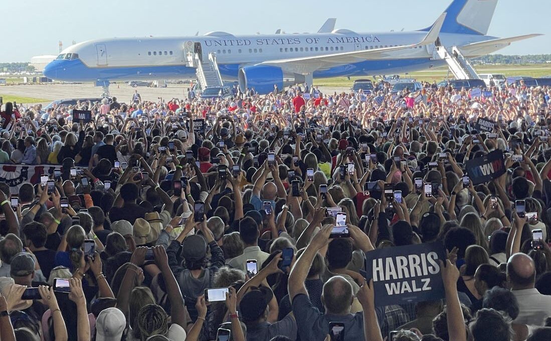 Trump Falsely Claims Kamala Harris’ Rally Crowd Was ‘Fake’ And AI-Generated