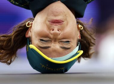 Breaking community rallies around Australian Olympian whose kangaroo hop failed to impress judges
