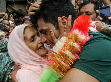 Pakistan’s first individual gold medalist, whose village helped fund Olympic path, returns a hero