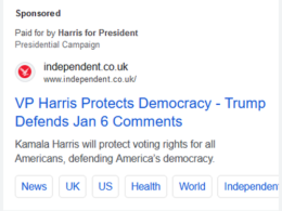 Harris Campaign Busted Spoofing News Outlets In Headline-Altering Ad Scheme