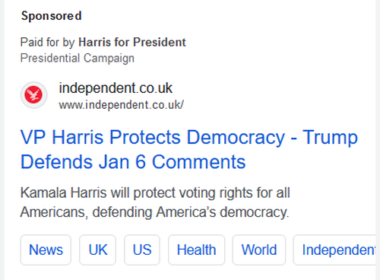 Harris Campaign Busted Spoofing News Outlets In Headline-Altering Ad Scheme