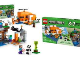 Lego Minecraft Gift Set Comes With Three Builds For Only $30