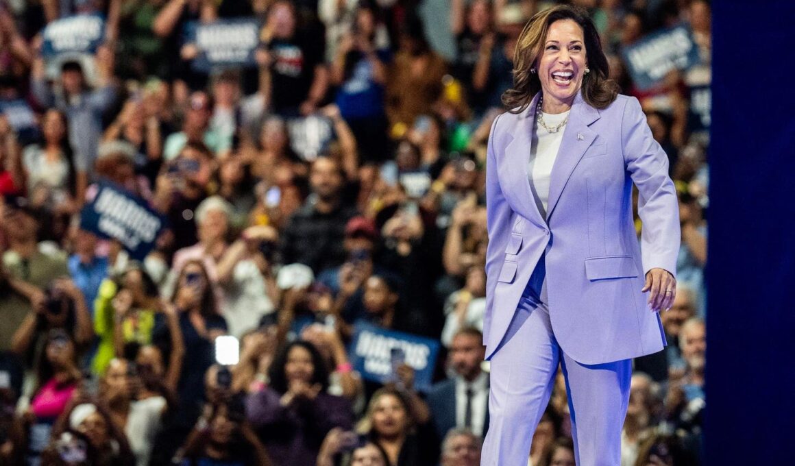 Democratic Enthusiasm Nearly Doubles After Harris Enters Race, Poll Finds