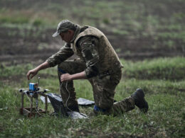 Russian Soldier Appears To Be Unscathed After Ukraine Drone Headbutt—Video