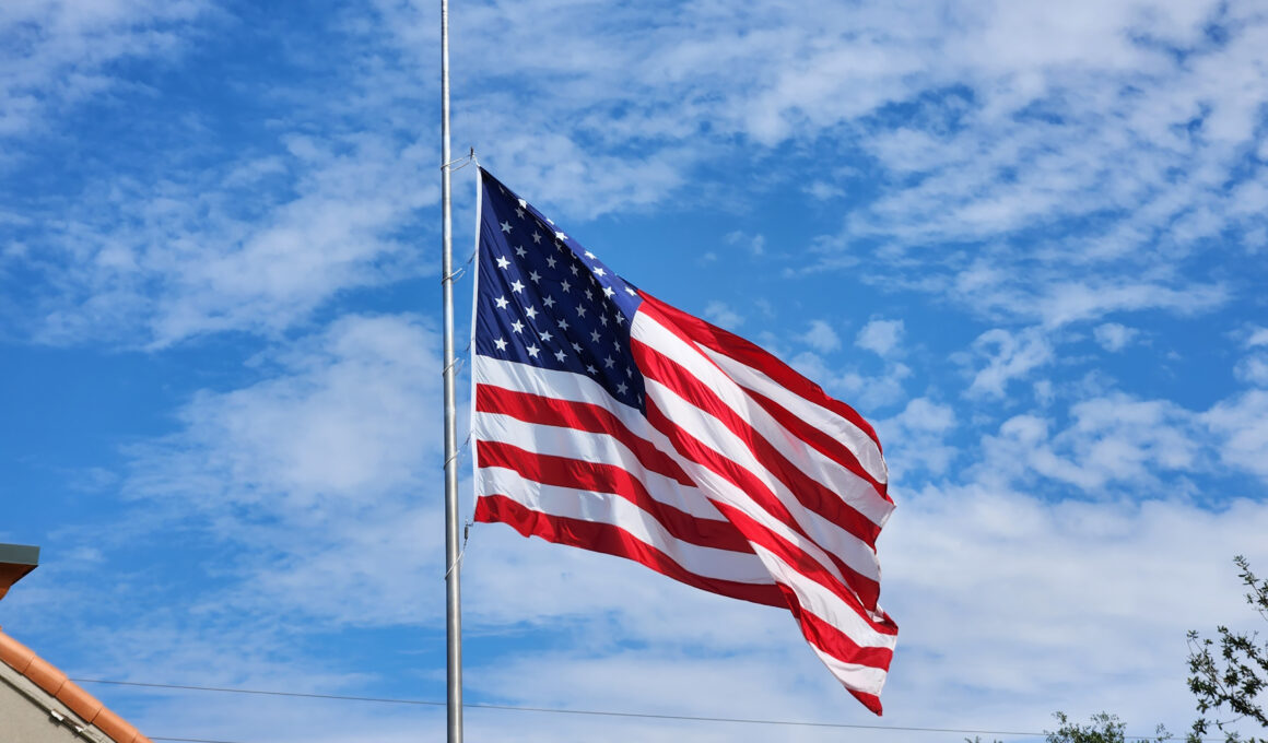 Why Flags Fly Half-Staff in Three States Today, This Weekend