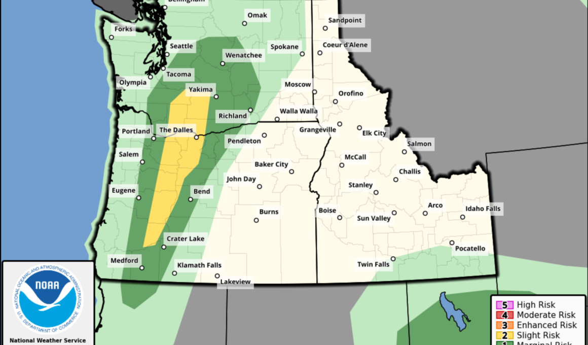 Map Shows States Most At Risk for ‘Rare’ Storms This Weekend