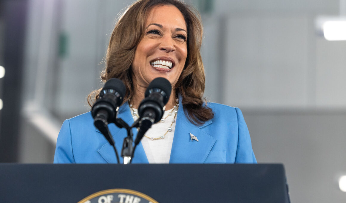 Kamala Harris Leads Trump in Four Polling Averages of Pivotal Swing States