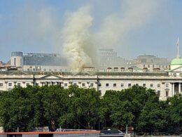 London’s Somerset House blaze brought under control by more than 100 firefighters