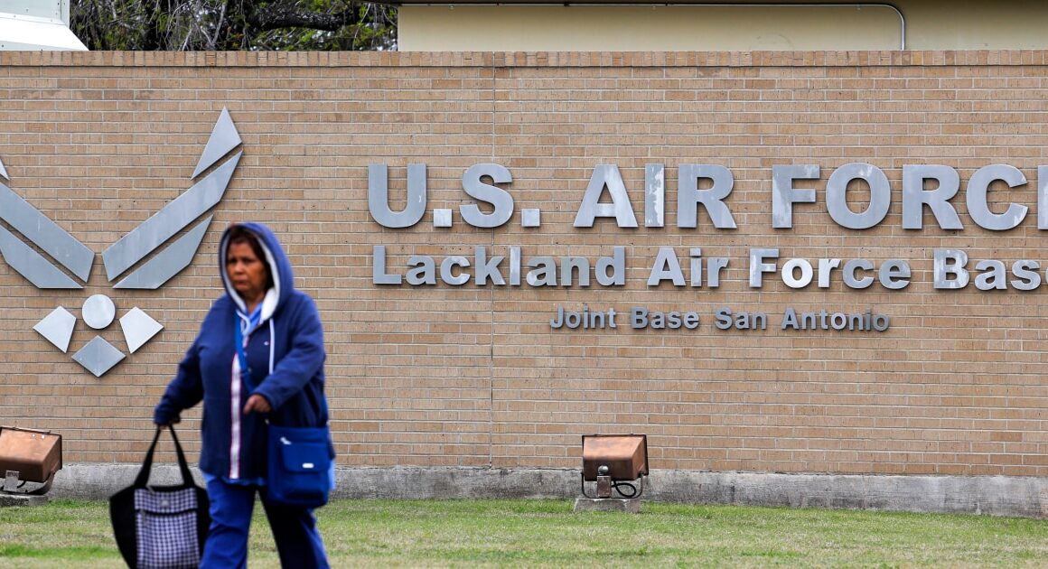 Security forces exchange gunfire with shooter who opened fire twice at the gate of Joint Base San Antonio-Lackland