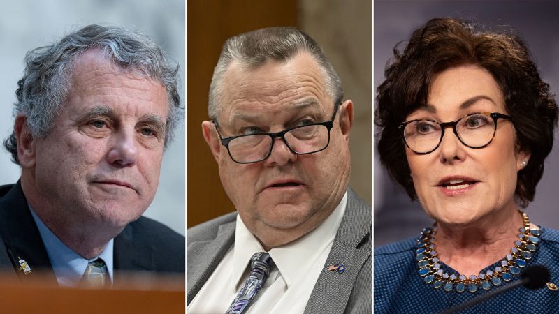 These Democratic senators are in some of the most competitive races of 2024. They also won’t be at the DNC