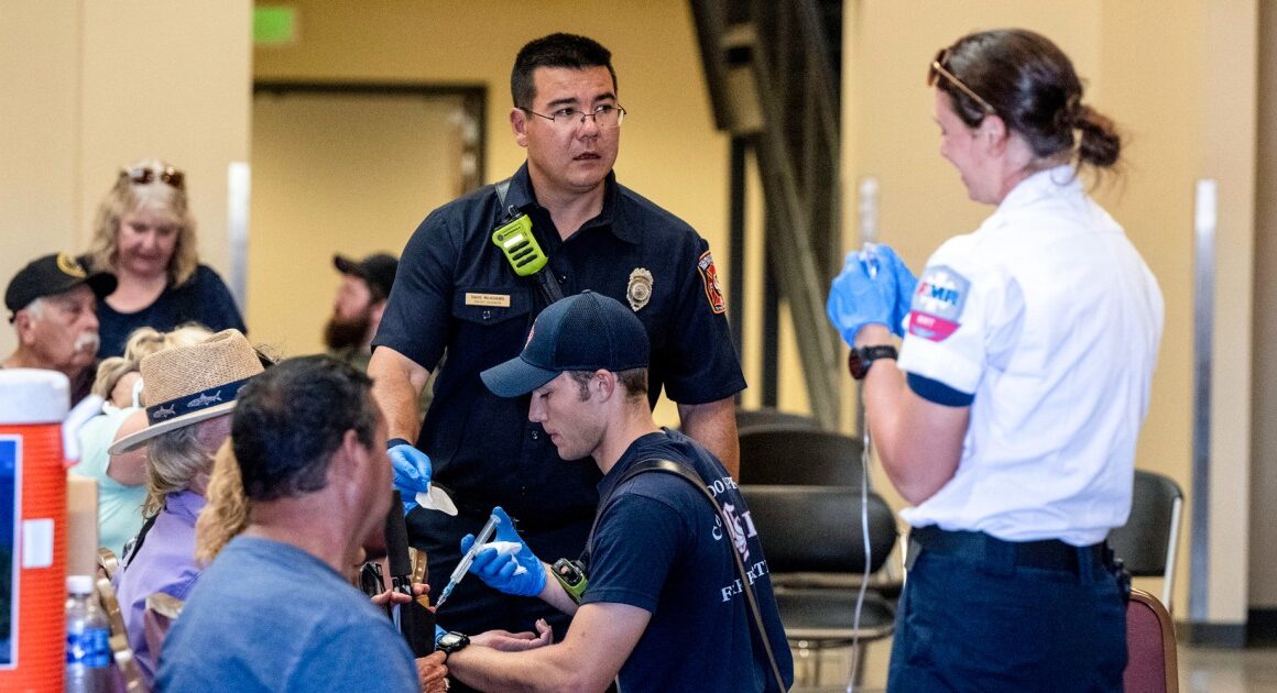 Extreme heat at Colorado airshow sickens about 100 people, with 10 hospitalized, officials say