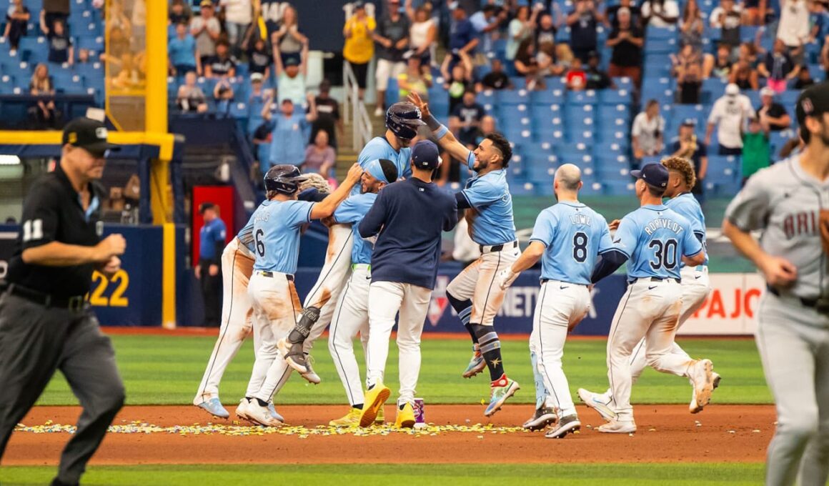 Rays secure series sweep over D-backs in extra innings, climb above .500Rays secure series sweep over D-backs in extra innings, climb above .500