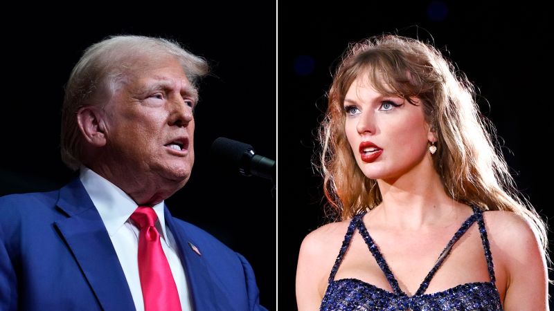 Trump posts fake AI images of Taylor Swift and Swifties, falsely suggesting he has the singer’s support