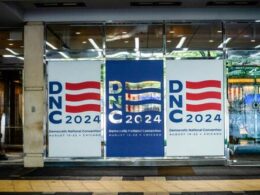 Watch: Security Perimeter At DNC Breached By Protesters