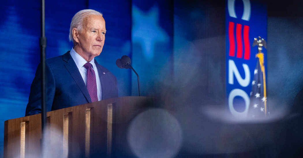 Democrats Say Hi — and Bye — to President Biden