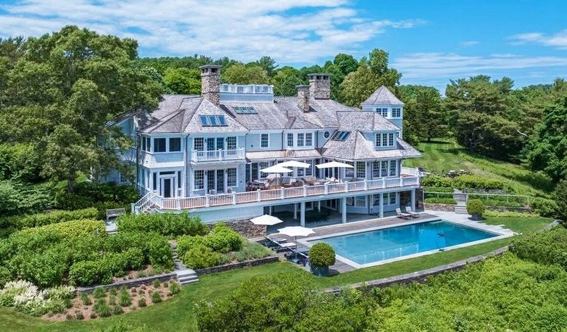 Expansive $40 Million Waterfront Mansion Becomes the Most Expensive Listing in Massachusetts